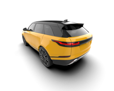 Beyaz arkaplandaki araba.