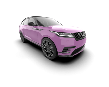 Modern SUV arabası. 3d oluşturma