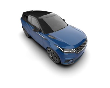 Beyaz arka planda izole edilmiş gerçekçi modern araba. vektör illüstrasyonu