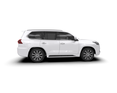 Siyah jipli beyaz bir araba. beyaz arkaplanda izole edilmiş.