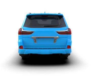 Siyah arka planda bir araba. 3d oluşturma