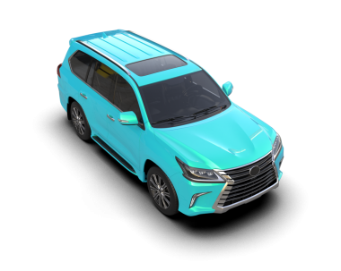 modern otomobil arka planda izole edildi