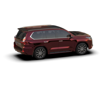 SUv beyaz bir arkaplan üzerinde izole edilmiş 3 boyutlu görüntüleme