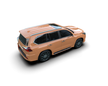 Araba beyaz arka planda izole edilmiş. 3d oluşturma