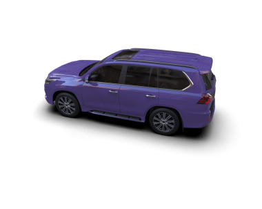 Modern araba beyazda izole edilmiş. 3d oluşturma -