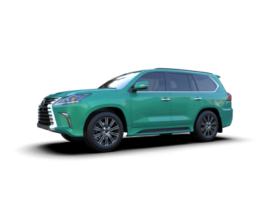 yeşil modern lüks araba beyaz arka planda izole edilmiş..