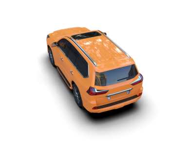 modern küçük turuncu spor araba