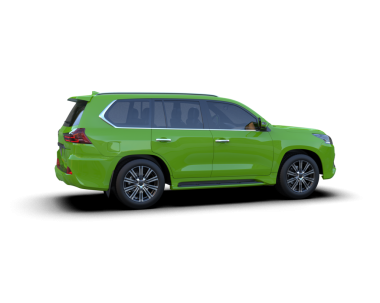 yeşil lüks SUV araba