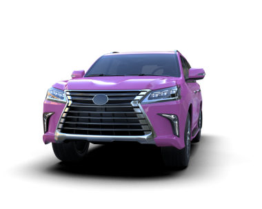 siyah arkaplanda mor bir araba