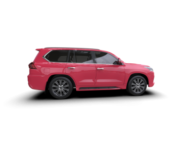 Beyaz arka planda modern bir araba. 3d oluşturma