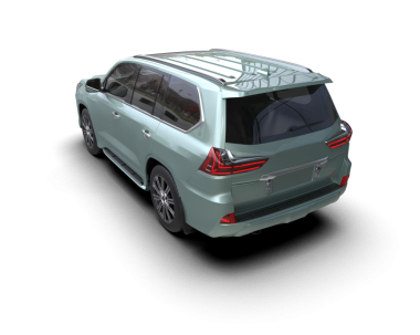 Modern şehir cipi kırpma yolu ile siyah üzerinde izole edildi. 3d illüstrasyon.