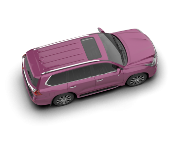 Stüdyo arka planında izole edilmiş 3 boyutlu bir kamyonet.