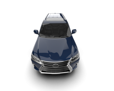 Arka planda modern şehir arabası. 3 Boyutlu Hazırlama