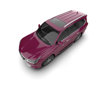 araba beyaz arkaplanda izole edildi.