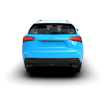 araba beyaz arkaplanda izole edildi. 3 d görünümü - yan görünüm - yan görünüm