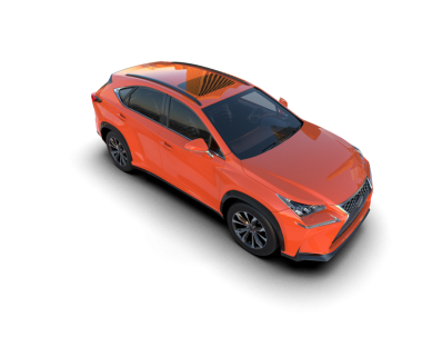 Stüdyo ortamında daha az genel bir konsept arabanın 3 boyutlu çizimi