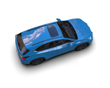 Karanlık bir arka planda modern bir araba. 3d oluşturma.