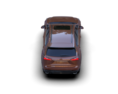 Lüks modern araba. 3d oluşturma.