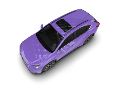 Siyah arka planda modern bir araba. Yansımalı araba. 3 Boyutlu Hazırlama.