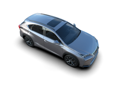 beyaz arka planda modern araba