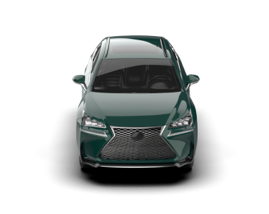 Modern araba arka planda izole edilmiş. 3D görüntüleme - illüstrasyon