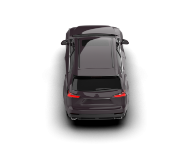 Araba beyaz arka planda izole edilmiş. 3d oluşturma.