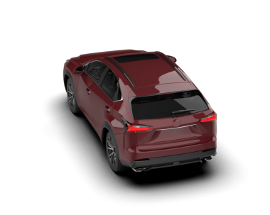 Araba beyaz arka planda izole edilmiş. 3d oluşturma -