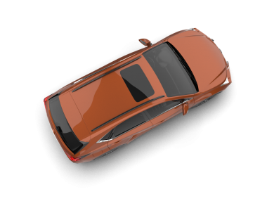 3 boyutlu illüstrasyon. Araba beyaz arka planda izole edilmiş. yüksek teknoloji konsepti.