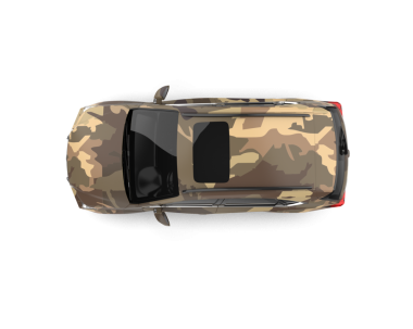 Araba beyaz zemin üzerine.