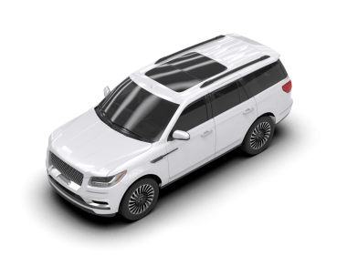 Modern araba beyaz arka planda izole edilmiş. 3d oluşturma.