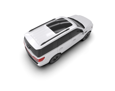 araba beyaz arkaplanda izole edildi. 3d görüntüleme - illüstrasyon