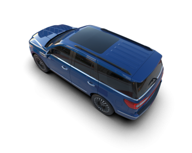 Koyu bir arka planda mavi modern araba. 3d oluşturma