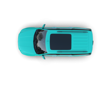 Siyah arkaplandaki bir arabanın 3 boyutlu görüntüsü