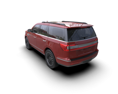 Modern araba arka planda izole edilmiş. 3D görüntüleme - illüstrasyon