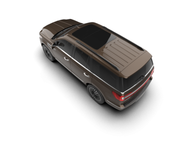 Beyaz izole edilmiş modern bir arabanın 3 boyutlu resmi