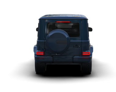 Siyah arka planda mavi araba. 3d illüstrasyon