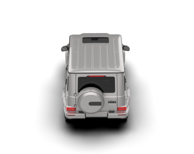 Araba beyazda izole edilmiş. 3d oluşturma