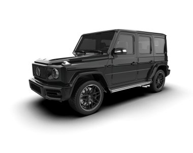 Siyah lüks araba - yan görünüm