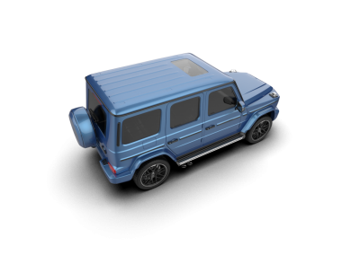 Stüdyo ortamında daha az genel bir konsept arabanın 3 boyutlu çizimi