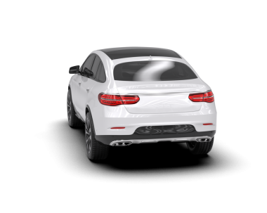 modern lüks beyaz araba beyaz arka planda izole