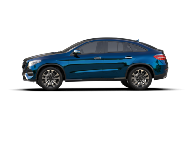 Modern lüks araba beyaz arka planda izole edilmiş - 3 boyutlu görüntüleme