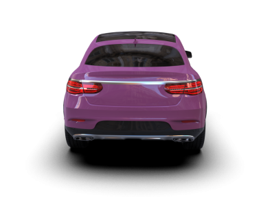 Beyaz arka planda modern bir araba. 3 Boyutlu Hazırlama