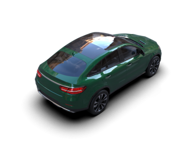 Stüdyo ortamında daha az genel bir konsept arabanın 3 boyutlu çizimi