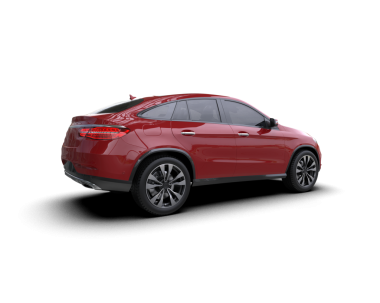 araba premium sedan siyah arka planda izole - 3 boyutlu illüstrasyon