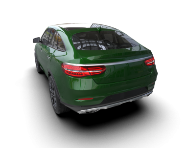 Siyah arkaplandaki araba