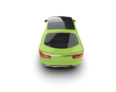 modern araba beyaz arka planda izole edildi. 3 boyutlu görüntüleme