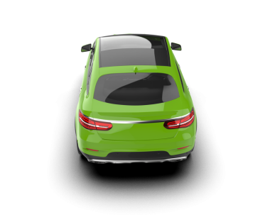 modern araba beyaz arka planda izole edilmiş