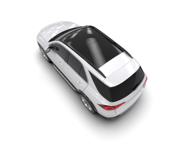 beyaz arkaplanda izole edilmiş araba 3 d illüstrasyon - resim