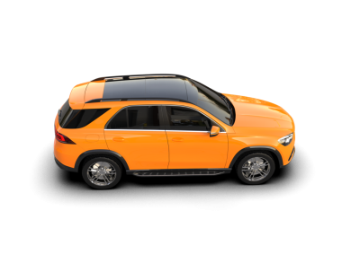 Modern araba. 3d oluşturma