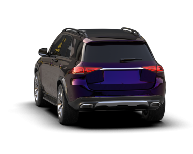 Siyah arka planda modern bir cip. 3d oluşturma